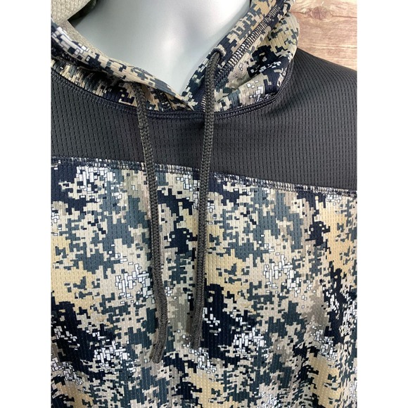 Southern Legends Jacket Mens XXL Light Gray Windbreaker Lightweight Hood camo - Picture 7 of 10